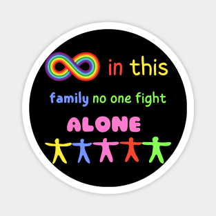 Autism awareness, autism fight, autism gift Magnet